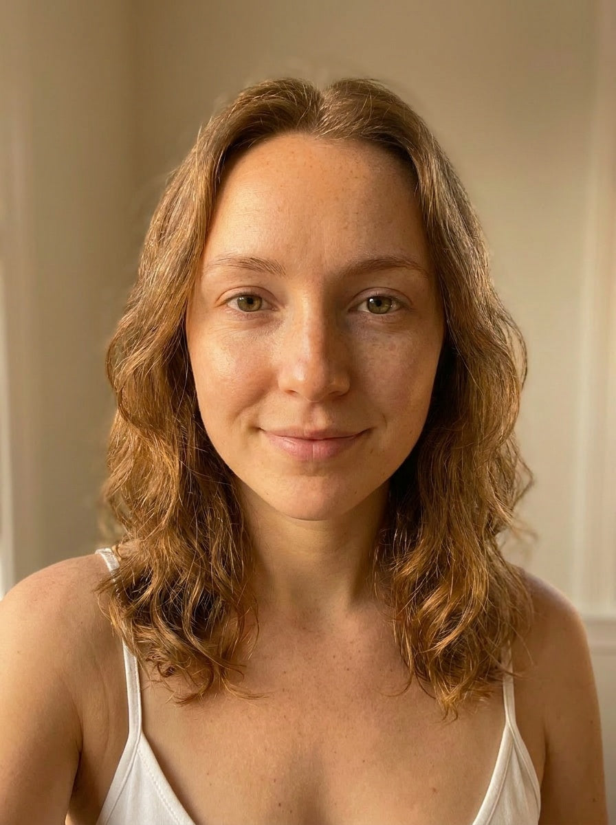After, day 28, sun-kissed selfie glow